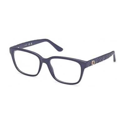 GUESS Mujer Gu50308 Gafas, 090 Shiny Blue, 53/17/140 GUESS Mujer Gu50308 Gafas, 090 Shiny Blue, 53/17/140