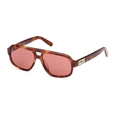 GCDS Solglasögon GD0046 52S dark havana 54/14/140 UNISEX GCDS Solglasögon GD0046 52S dark havana 54/14/140 UNISEX