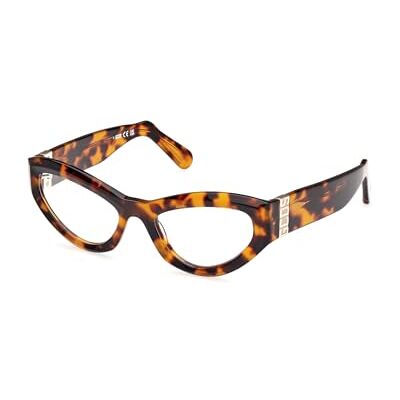 GCDS Unisex GD5024 Prescription Eyewear Ramar, Dark Havana, 53, Mörk Havanna, 53 GCDS Unisex GD5024 Prescription Eyewear Ramar, Dark Havana, 53, Mörk Havanna, 53