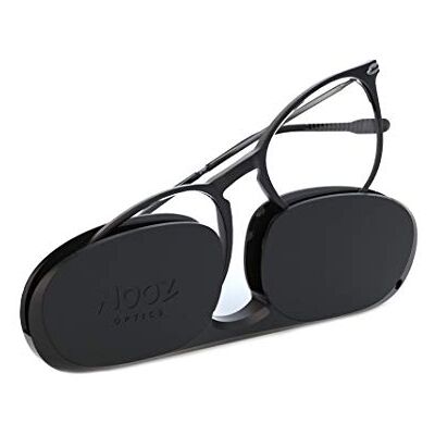Nooz Optics Glasögon mot korrigering av blått ljus +1.5 Man och Kvinna för Dator, Smartphone, Gaming eller TV Oval form Svart färg Kollektion Alba Nooz Optics Glasögon mot korrigering av blått ljus +1.5 Man och Kvinna för Dator, Smartphone, Gaming eller TV Oval form Svart färg Kollektion Alba