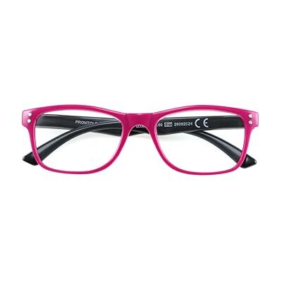 Prontoleggo Charmig Fuchsia läsglasögon-svart 3,50, Fuchsia-svart, 3.5 Diottria Prontoleggo Charmig Fuchsia läsglasögon-svart 3,50, Fuchsia-svart, 3.5 Diottria