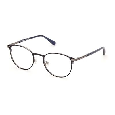 GANT Ga50009 receptbelagda glasögon ram, glänsande blå, 51 herr, Briljantblå, 51 GANT Ga50009 receptbelagda glasögon ram, glänsande blå, 51 herr, Briljantblå, 51