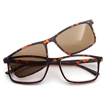 DE TOMASO Unisex-Vuxen läsglasögon, Brun tarta-lins, (+1,00) DE TOMASO Unisex-Vuxen läsglasögon, Brun tarta-lins, (+1,00)