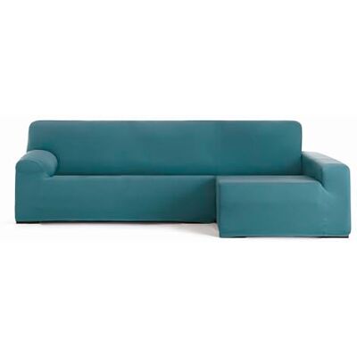 Eysa Bielastiskt sofföverdrag för schäslong med lång arm höger sida framifrån smaragdgrön design Harlem Eysa Bielastiskt sofföverdrag för schäslong med lång arm höger sida framifrån smaragdgrön design Harlem