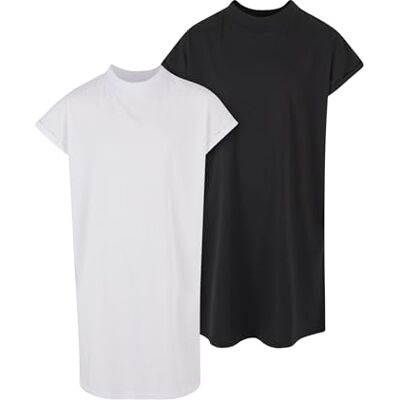 Urban Classics flickor Uck1910a-girls Turtle Extended Shoulder Dress Klänning Urban Classics flickor Uck1910a-girls Turtle Extended Shoulder Dress Klänning