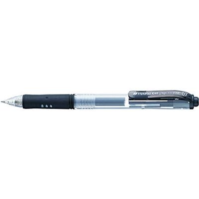 Pentel hybrid gelgrepp infällbar, svart, paket med 12 Pentel hybrid gelgrepp infällbar, svart, paket med 12