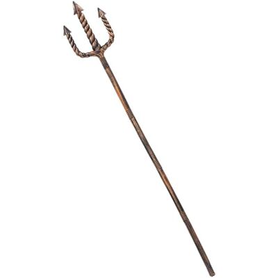 Smiffys brons utdragbar Trident 137 cm, 5 st, historisk maskeradklänning, utklädningstillbehör för vuxna Smiffys brons utdragbar Trident 137 cm, 5 st, historisk maskeradklänning, utklädningstillbehör för vuxna