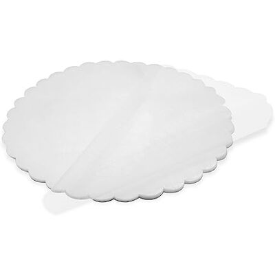 Decoraparty 50 runda blomformade gynnar för konfetti diameter 24 cm, runda konfektyrhållare för gör-det-själv, dop, bröllop, nattvardsgång, ceremoni vit Decoraparty 50 runda blomformade gynnar för konfetti diameter 24 cm, runda konfektyrhållare för gör-det-själv, dop, bröllop, nattvardsgång, ceremoni vit