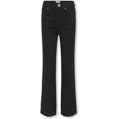 ONLY Lösa jeans för flickor och flickor, Svart denim, 128 ONLY Lösa jeans för flickor och flickor, Svart denim, 128