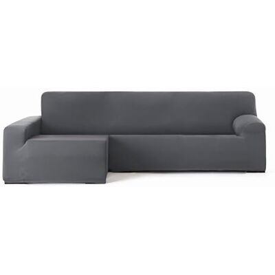 Eysa Bielastiskt sofföverdrag för schäslong med lång arm vänster sida framsida mörkgrå design Harlem Eysa Bielastiskt sofföverdrag för schäslong med lång arm vänster sida framsida mörkgrå design Harlem
