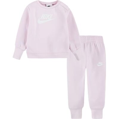 NIKE Sustainable Crew Set för flickor, Pink Foam, 5/6 år NIKE Sustainable Crew Set för flickor, Pink Foam, 5/6 år