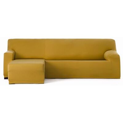 Eysa Bielastiskt sofföverdrag för schäslong med kort vänster arm framifrån senapsdesign Harlem Eysa Bielastiskt sofföverdrag för schäslong med kort vänster arm framifrån senapsdesign Harlem