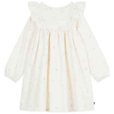 Petit Bateau Långärmad enfärgad sammetsklänning för barn Petit Bateau Långärmad enfärgad sammetsklänning för barn