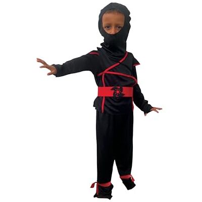 Rubie’s RUS156525M - Nivå 1 ninja-kostym för barn 5-7 år Rubie’s RUS156525M - Nivå 1 ninja-kostym för barn 5-7 år
