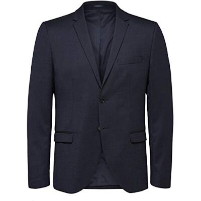 SELECTED HOMME Jacka för män, Blå (Dark Navy Dark Navy), 54 SELECTED HOMME Jacka för män, Blå (Dark Navy Dark Navy), 54