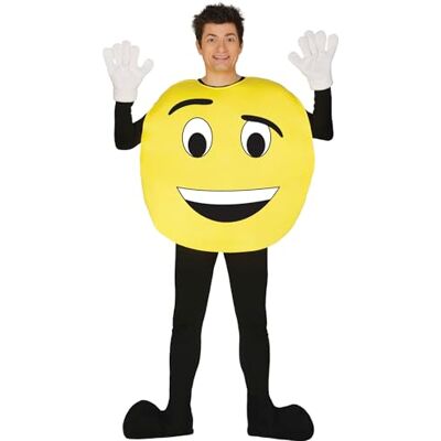 FIESTAS GUIRCA Emoticon Faces kostym för vuxna FIESTAS GUIRCA Emoticon Faces kostym för vuxna