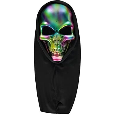 amscan Electroplate Skull Hood amscan Electroplate Skull Hood