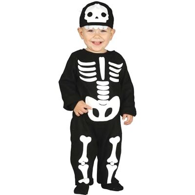 Fiestas Guirca - Skelettkostym för baby 2-3 år Fiestas Guirca - Skelettkostym för baby 2-3 år