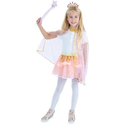 Smiffys 53154 vacker prinsessa cape kit, flickor, rosa, en storlek Smiffys 53154 vacker prinsessa cape kit, flickor, rosa, en storlek