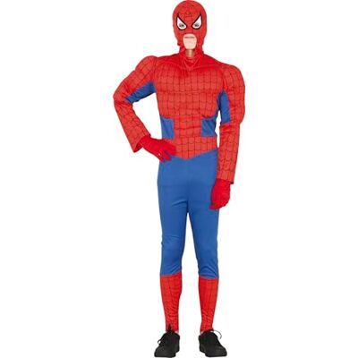 FIESTAS GUIRCA Muscled Spider Boy Kostym för tonåringar FIESTAS GUIRCA Muscled Spider Boy Kostym för tonåringar