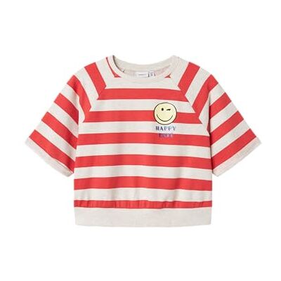 NAME IT flicka Nkfacca glad Ss RLX Short Sweat Unb SMI, Spiced Coral, 122-128 NAME IT flicka Nkfacca glad Ss RLX Short Sweat Unb SMI, Spiced Coral, 122-128