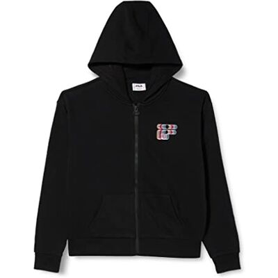 FILA flickor Stralen Grafisk Logotyp Med Huva Huvjacka FILA flickor Stralen Grafisk Logotyp Med Huva Huvjacka