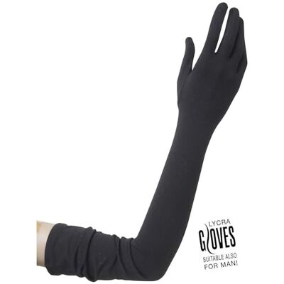 W WIDMANN MILANO Party Fashion – långa handskar Längd 60 cm, med elastan, elegant tillbehör för karneval, 20-talet och temafest W WIDMANN MILANO Party Fashion – långa handskar Längd 60 cm, med elastan, elegant tillbehör för karneval, 20-talet och temafest