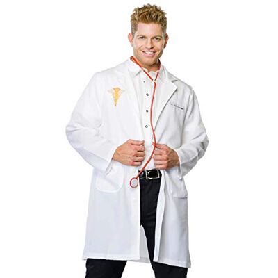 Leg Avenue 83001 Dr. Phil Good Kostüm, Einheitsgröße, weiß Leg Avenue 83001 Dr. Phil Good Kostüm, Einheitsgröße, weiß