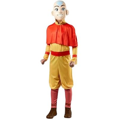 Rubie's Rubies officiella Avatar The Last Airbender Aang barnkostym, barn maskeradklänning, storlek ålder 11-13 år Rubie's Rubies officiella Avatar The Last Airbender Aang barnkostym, barn maskeradklänning, storlek ålder 11-13 år