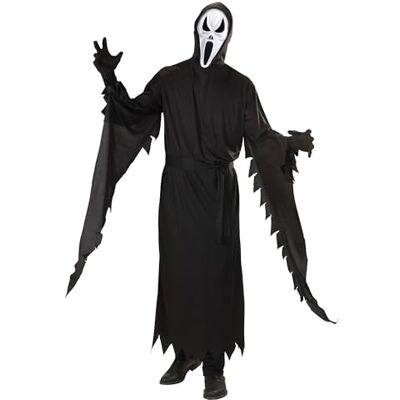 W WIDMANN MILANO Party Fashion WIDMANN 45862 – skrikande spökdräkt, inkluderar mask stor W WIDMANN MILANO Party Fashion WIDMANN 45862 – skrikande spökdräkt, inkluderar mask stor