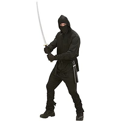 W WIDMANN MILANO Party Fashion – Kostym Ninja, samuraj, Warrior, skuggkrigare, fighter, karnevaldräkt, karneval W WIDMANN MILANO Party Fashion – Kostym Ninja, samuraj, Warrior, skuggkrigare, fighter, karnevaldräkt, karneval