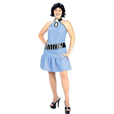 Rubie's The Flintstones Betty Rubble kostym och peruk, blå, mer Rubie's The Flintstones Betty Rubble kostym och peruk, blå, mer