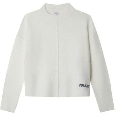 Pepe Jeans Bibby Stickade kläder, vit, 16 år för flickor, vit, Vit (vit vit), 16 år Pepe Jeans Bibby Stickade kläder, vit, 16 år för flickor, vit, Vit (vit vit), 16 år
