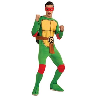 Rubie's CS987250 Klassisk Raphael-Tmnt Ninja kostym, flerfärgad, en storlek (M) Rubie's CS987250 Klassisk Raphael-Tmnt Ninja kostym, flerfärgad, en storlek (M)