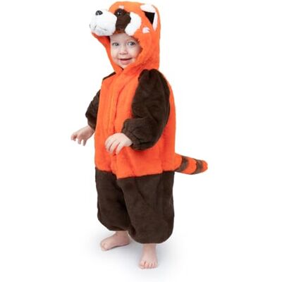 Dress Up America Röd Pandadräkt För Småbarn Rollspelsdräkt För Barn Dress Up America Röd Pandadräkt För Småbarn Rollspelsdräkt För Barn