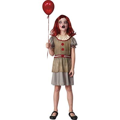 Ciao Horror Creepy Clown costume disguise fancy dress girl (Size 7-10 years) Ciao Horror Creepy Clown costume disguise fancy dress girl (Size 7-10 years)