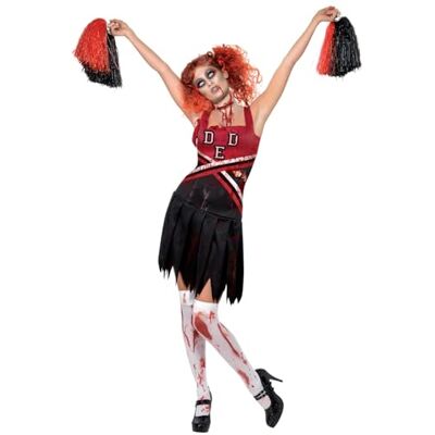 Horror cheerleader kostym för vuxna kvinnor - Kostym Horror cheerleader kostym för vuxna kvinnor - Kostym
