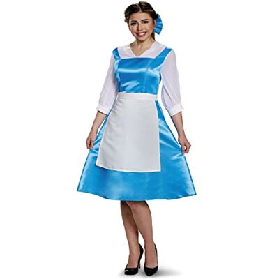 Disguise Vuxen Belle blå fin klänning kostym klänning medium Disguise Vuxen Belle blå fin klänning kostym klänning medium