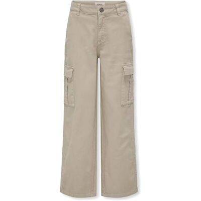 ONLY KOGYARROW-VOX STR Cargo Pant PNT Noos, cargobyxor, Färg: creme, 164 cm ONLY KOGYARROW-VOX STR Cargo Pant PNT Noos, cargobyxor, Färg: creme, 164 cm