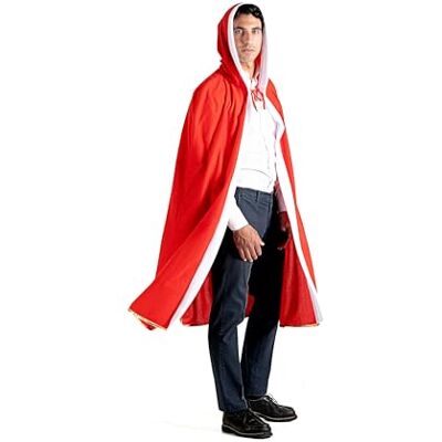 Ciao Jultomte maskeraddräkt, röd, vit, en storlek, 25301 Ciao Jultomte maskeraddräkt, röd, vit, en storlek, 25301