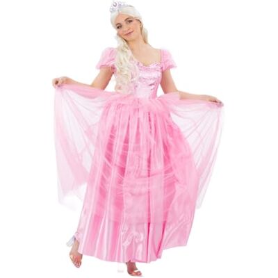 Smiffys Good Witch Fairy kostym, vuxen med klänning och tiara, saga, vingar och stavar fin klänning, fe utklädnad Smiffys Good Witch Fairy kostym, vuxen med klänning och tiara, saga, vingar och stavar fin klänning, fe utklädnad