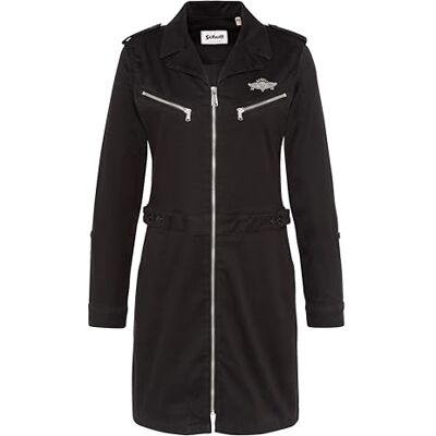 SCHOTT NYC ZIPPEE Brodee ZIPPEE Schott ROBJUMP21W svart klänning, svart, XL SCHOTT NYC ZIPPEE Brodee ZIPPEE Schott ROBJUMP21W svart klänning, svart, XL