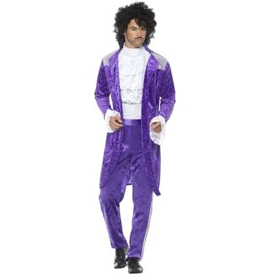 Smiffys 80s Purple Musician Costume (M) Smiffys 80s Purple Musician Costume (M)