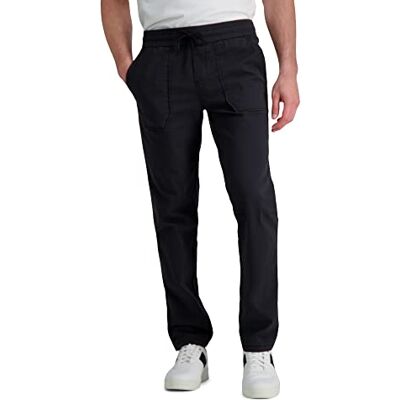 Haggar herr The Active Series Slim/Straight Fit platt framsida byxa Haggar herr The Active Series Slim/Straight Fit platt framsida byxa