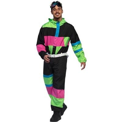 Boland – Skiddräkt för män, karnevaldräkt för temafest, halloween eller karneval, 80-talet utklädnad Boland – Skiddräkt för män, karnevaldräkt för temafest, halloween eller karneval, 80-talet utklädnad