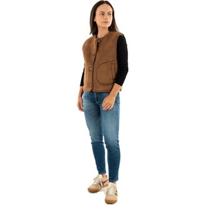 ONLY Onlnico Bonded Rev Waistcoat Cs Otw, Rostad kokosnöt, XL ONLY Onlnico Bonded Rev Waistcoat Cs Otw, Rostad kokosnöt, XL