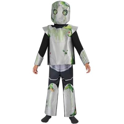 Rubie's Rubies officiella äventyrlig robot barnkostym, barn maskeraddräkt, storlek 5-6 år Rubie's Rubies officiella äventyrlig robot barnkostym, barn maskeraddräkt, storlek 5-6 år