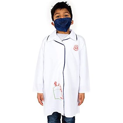 Pretend to Bee Doctor/Medicinsk utklädningsdräkt barn med kirurgisk mask, 5-7 år Pretend to Bee Doctor/Medicinsk utklädningsdräkt barn med kirurgisk mask, 5-7 år