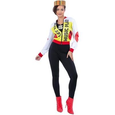 Smiffys Push it Pop Queen Costume with Hat & Bomber Jacket L Smiffys Push it Pop Queen Costume with Hat & Bomber Jacket L