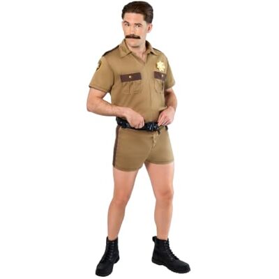 Rubie's Reno 911 Lt Dangle vuxendräkt, BRUN, Einheitsgre Rubie's Reno 911 Lt Dangle vuxendräkt, BRUN, Einheitsgre